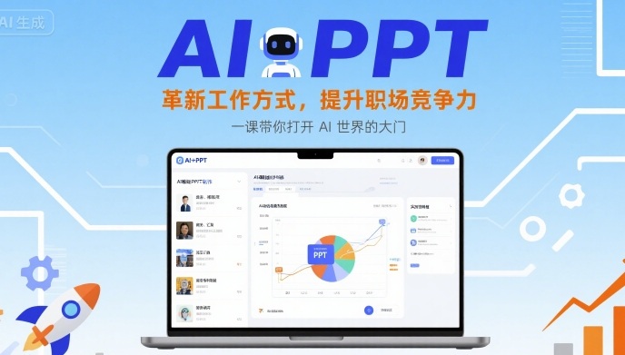 AI+PPT：革新工作方式，提升职场竞争力，一课带你打开 AI 世界的大门-轻创终点站