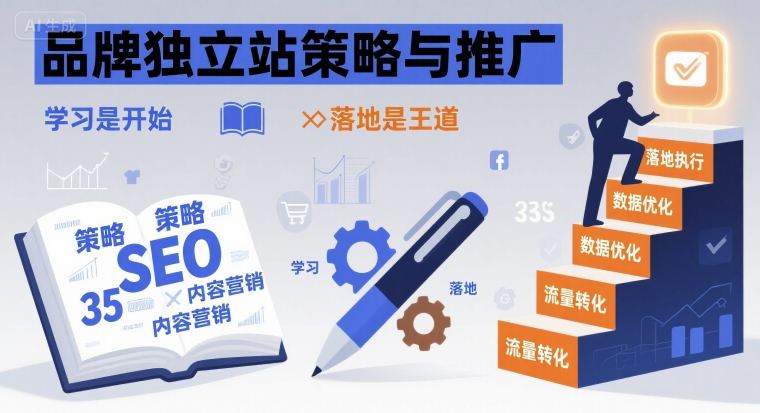 品牌独立站策略与推广，学习是开始，落地是王道-轻创终点站