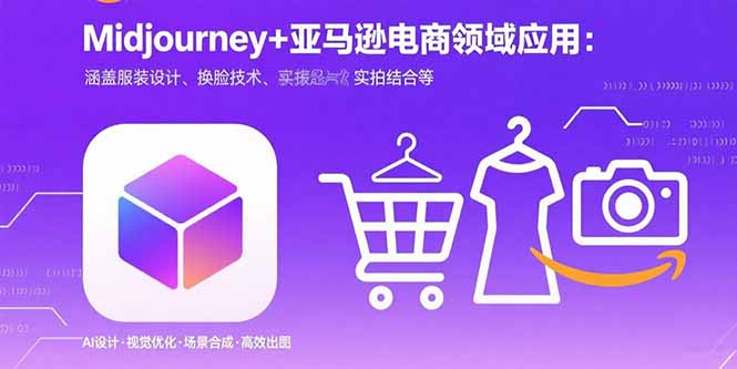 Midjourney+电商领域商业应用：涵盖服装设计、换脸技术、实拍结合等-轻创终点站