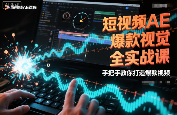 短视频AE爆款视觉全实战课,手把手教你打造爆款视频-轻创终点站