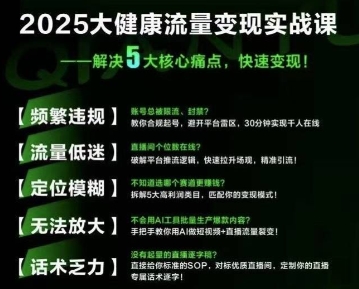 大健康流量全域新增长8.0，三月底线下课视频，大健康万亿蓝海，从类目突围到模式迭代-轻创终点站