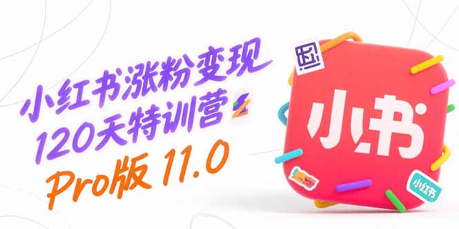 小红书涨粉变现120天特训营Pro版11.0：从0到1掌握平台运营,内容制作和变现-轻创终点站
