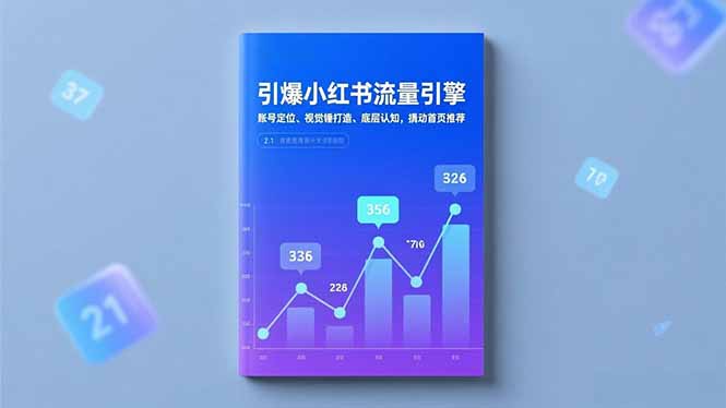 引爆小红书流量引擎,账号定位、视觉锤打造、底层认知,撬动首页推荐-轻创终点站