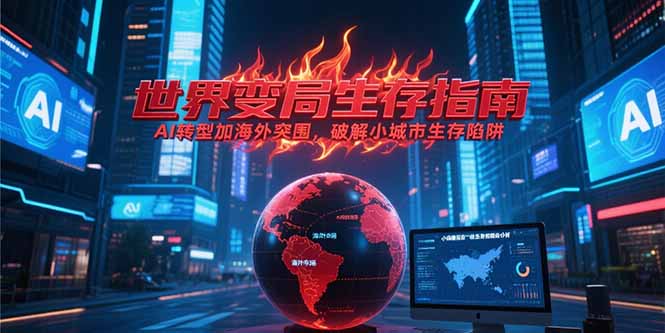 付费文章《世界变局生存指南，AI转型加海外突围，破解小城市生存陷阱》-轻创终点站