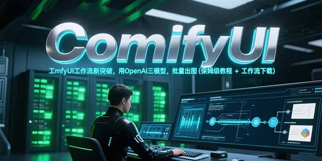 ComfyUI工作流新突破，用OpenAI三模型，批量出图(保姆级教程+工作流下载-轻创终点站