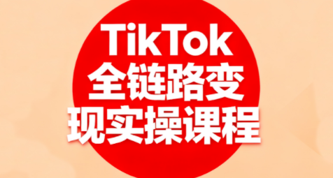 小杨老师·TikTok全链路变现实操课程-轻创终点站