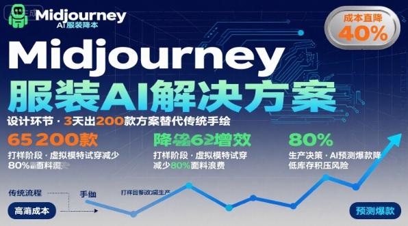 AI在服装领域的运用，使用midjourney做服装辅助企业降低成本-轻创终点站