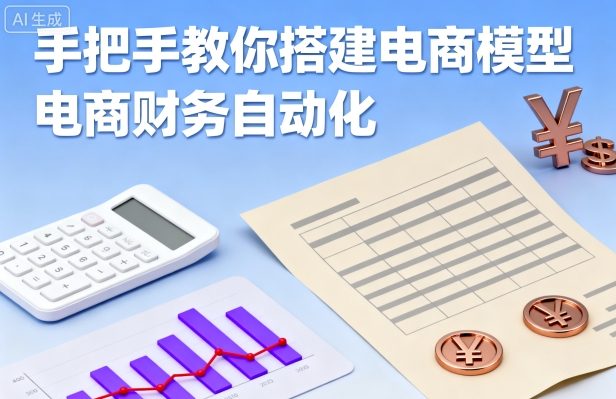 手把手教你搭建电商模型-电商财务自动化-轻创终点站