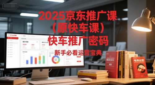 2025京东推广课(原快车课)解锁京东快车推广密码，新手必看运营宝典-轻创终点站