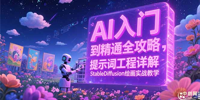 AI入门到精通全攻略，提示词工程详解，StableDiffusion绘画实战教学-轻创终点站