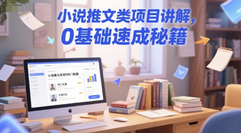 小说推文类项目讲解，0 基础速成秘籍-轻创终点站