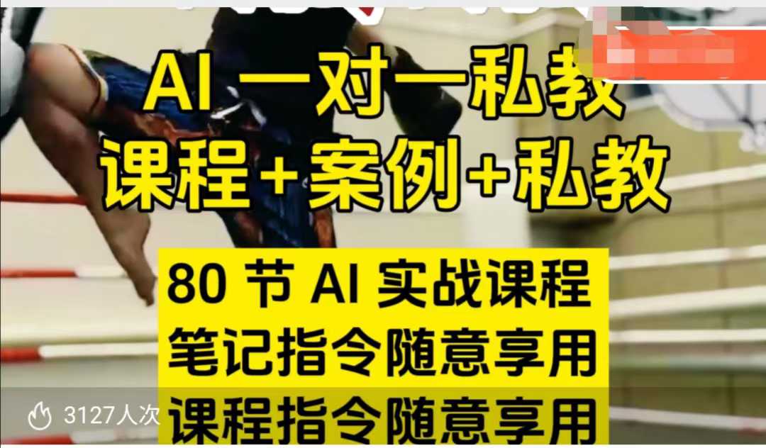 AI指令实战课，课程+案例，80节AI实战课程，笔记指令随意享用，课程指令随意享用(更新7月)-轻创终点站