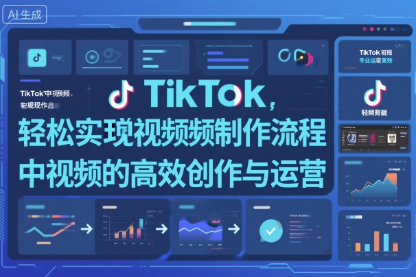 TikTok中视频制做流程，轻松实现Tk中视频的高效创作与运营-轻创终点站