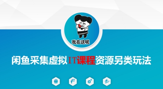闲鱼采集虚拟IT课程资源另类玩法，干货满满-轻创终点站