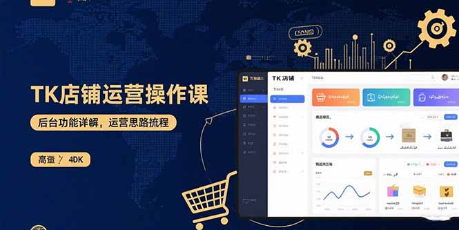 TK店铺运营实操课：后台功能详解，商品上架流程，运营思路拆解-轻创终点站